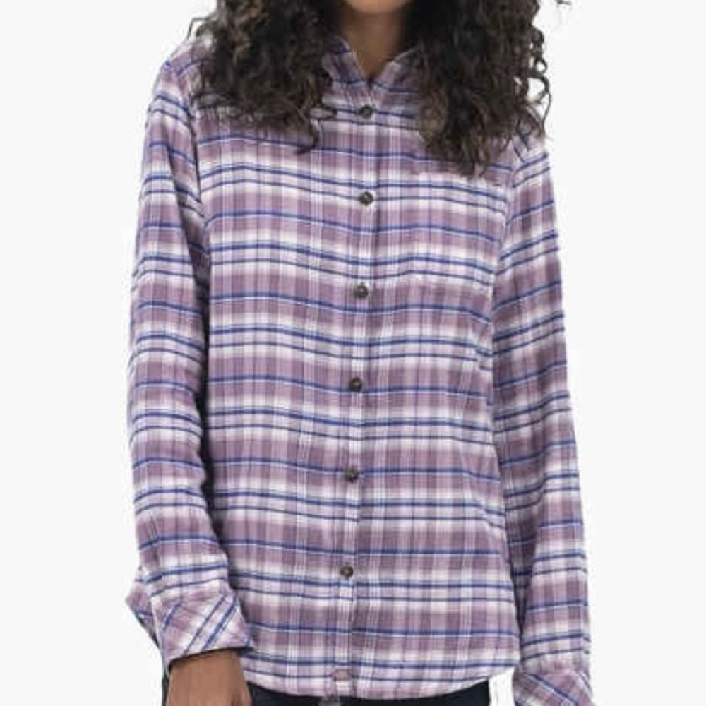 Dickies Purple and White Flannel Shirt